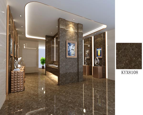 陶瓷一线品牌银河集团9873cm瓷砖效果图