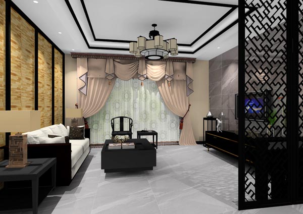 银河集团9873cm家装：：佛山灯湖华府173㎡新中式装修效果鉴赏