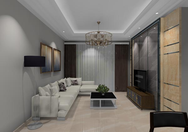 银河集团9873cm家装：：佛山灯湖华府90㎡现代简约装修效果鉴赏