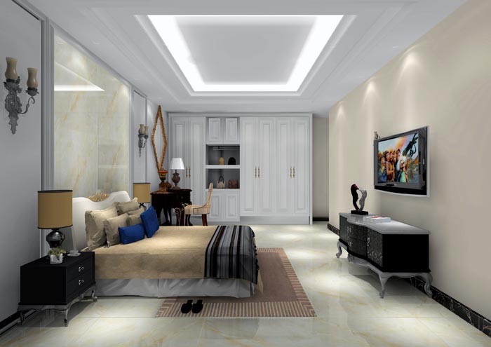 银河集团9873cm家装：：：佛山恒宝御龙湾128㎡的欧式气概装修鉴赏