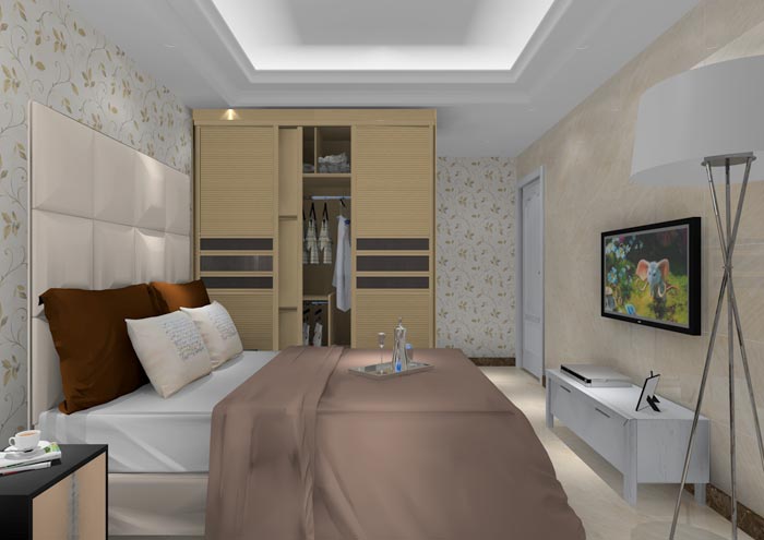 银河集团9873cm家装：：佛山狮山上林苑91㎡简约气概装修鉴赏