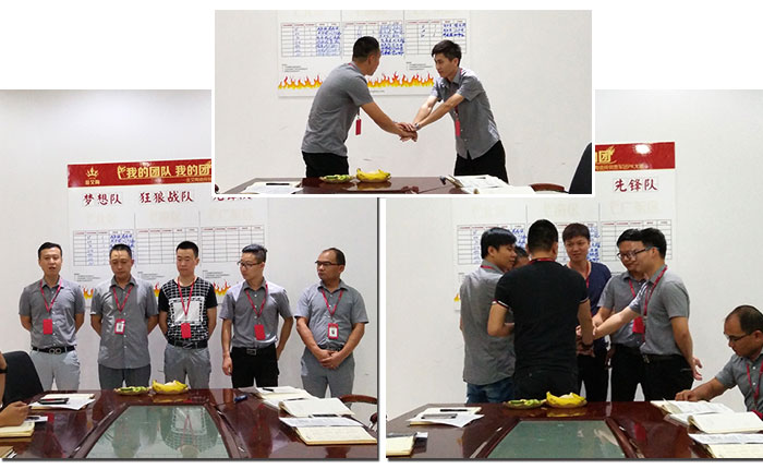 我的团队我的团——银河集团9873cm销售团队5月ＰＫ效果