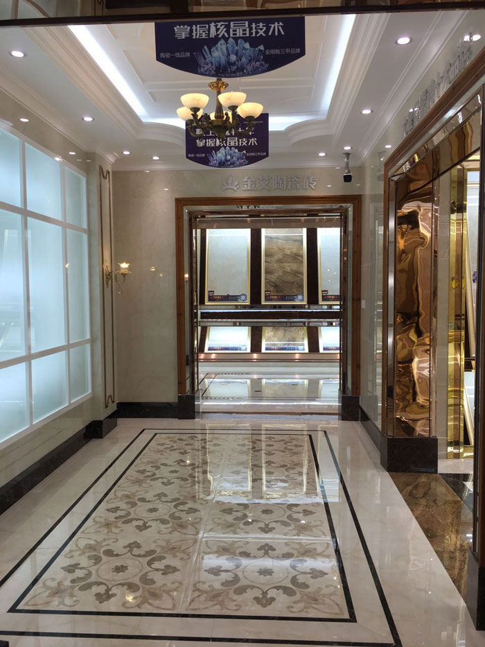 【专卖店推荐】陶瓷一线品牌银河集团9873cm瓷砖潮南店实景鉴赏