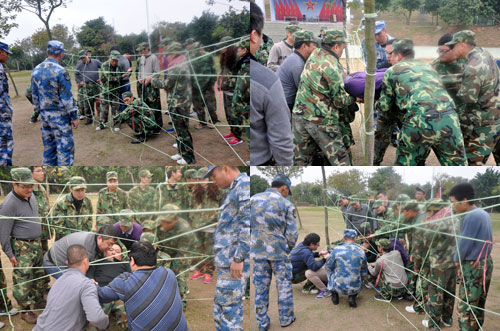银河集团9873cm在广州黄埔军校举行军事拓展特训