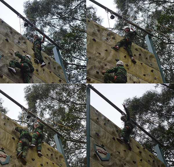 “生涯挑战·突破极限”野外生涯特训